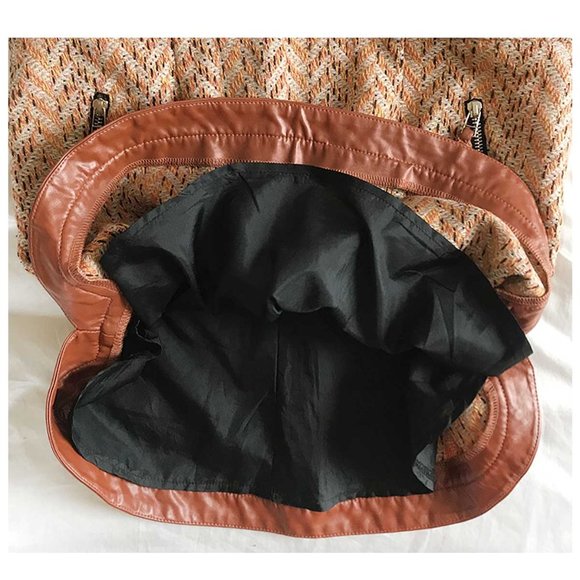 [ VINTAGE ] Herringbone Woven Mini Skirt - Picture 11 of 16